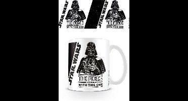 Star Wars The Force Is Strong With This One Unisex Kop - wit/zwart - Standard