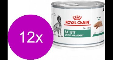 Royal Canin Veterinary Diet Satiety Weight Management Wet - Hondenvoer - 12 x 195 g