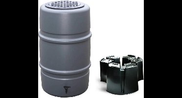 Regentonset Harcostar - 227 Liter Antraciet + Voet