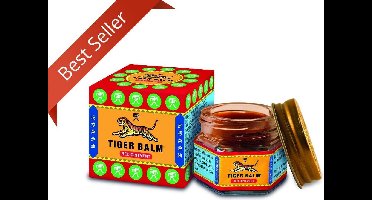 Tijgerbalsem - ROOD 19GR - Spierbalsem - Tijgerbalm - spierpijn - Migraine - pijnverlichting - warmtepleister - hoofdpijn - Warmte - pain relief patch - Warmte pleisters - Paardenbalsem - Voltaren - Detox voepleister - Heat pad