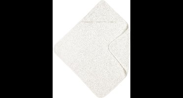 Meyco Baby Uni badcape - badstof - offwhite - 75x75cm