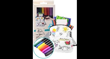 Nassau Textielstiften - 8x - gekleurd - op waterbasis