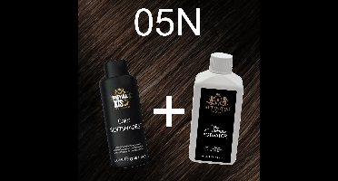 Softshade set incl. activator - 05N semi permenante kleuring | KIS  - haarverf & activator - thuis haar verven