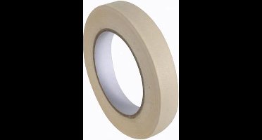 Toolland Afplaktape, zelfklevend, laat geen lijmresten na, 19 mm x 50 m