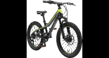 Bikestar kinderfiets MTB 7speed 20inch zwart/groen