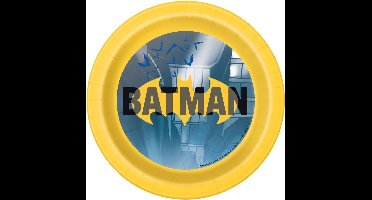 Haza Original Feestborden Batman 18 Cm Karton Geel 8 Stuks