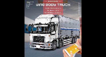 Mould King 13139 - Technic Vrachtwagen - Bakwagen - Met Afstandsbediening - RC App Control - Compatibel Met het grote merk