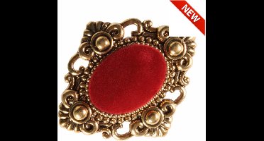 baretspeld goud-rood