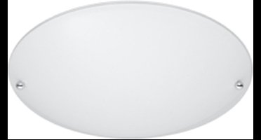 LED Plafondlamp - Plafondverlichting - Torna Linola - E27 Fitting - Rond - Mat Wit - Aluminium