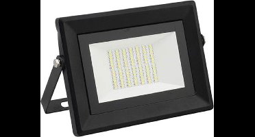 LED Bouwlamp 50 Watt - LED Schijnwerper - Pardus - Helder/Koud Wit 6400K - Waterdicht IP65