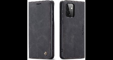 CaseMe Book Case - Samsung Galaxy A72 Hoesje - Zwart