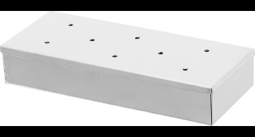 Mustang Smoke aromabox voor gasbarbecue - RVS box - 22,5 x 19 x 4 cm -Smokerbox voor gas barbecue