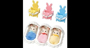 Sylvanian Families 5532 drieling chocoladekonijn verzorgingsset