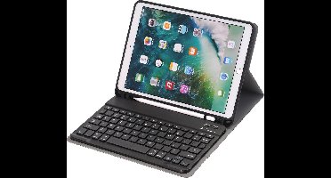 Toetsenbord Hoes geschikt voor Apple iPad 10.2 - 2019 / 2020 / 2021 - met Pencil Houder en Standaard - Zwart