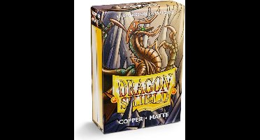 Dragon Shield Card Sleeves: Japanese Matte Copper (59x86mm) - 60 stuks