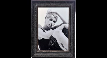 GB Zwart/Bruin Houten Fotolijst – Fotoformaat 20 x 25