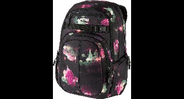 NITRO Vrije tijd rugzak Rugzak met laptopvak Daypacker Collection Chase Backpack 35L Black Rose Zwart Veelkleurig