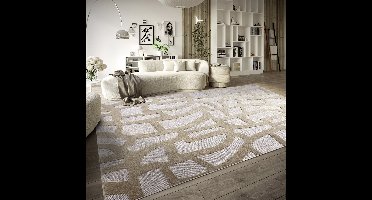 Flycarpets Villeroy & Boch - Laagpolig Vloerkleed - Therese - Creme - 160x230 cm