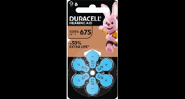 Duracell hoortoestelbatterijen 675 PR44 - 60 stuks