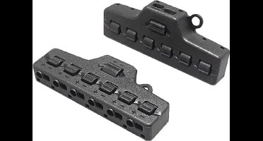 Quick-connect draad splitter voor led verlichting 1 in 6 uit branch terminal connector voor modelbouw TL-106cv
