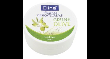 Elina® | 4 x Olive gezichtscrème 75ml | voor de droge huid