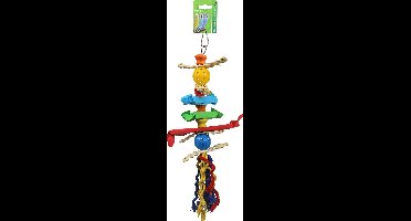 De Boon Houten/Raffia Ladder + Bal + Papier + Kat40CM