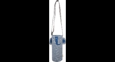 Trixie Drinkfleshouder - Mrs. Elephant - Thermische Fleshouder - Voor 350 & 500 ML Drinkfles - Blauw - Olifant
