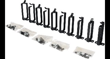 ROLINE kabelmanagement beugel, 44x100mm zwart 10 stuks