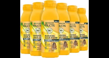 Garnier Fructis Hair Food Banana Voedende Shampoo Voordeelverpakking - Droog Haar - 6 x 350ml