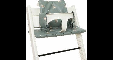Jollein Stoelverkleiner Meegroei - Jungle Jambo Giraffe - Voor Kinderstoel - Gecoat Polyester