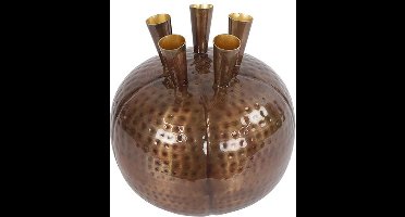 Vaas ro Tomasa XL antiek koper/tran