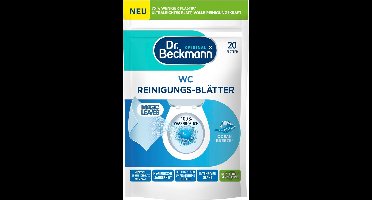 Dr. Beckmann Toilet-reinigingsbladen Ocean Breeze, 20 vellen