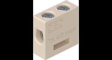 OBO Bettermann 7205700 TK 04 Keramiekklem Flexibel: - Massief: 4-4 mm² Aantal polen: 1 5 stuk(s)