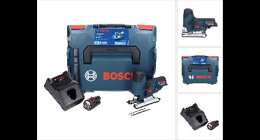Bosch GST 12V-70 Professional accu-decoupeerzaag 12 V + 1x accu 3,0 Ah + oplader + L-Boxx