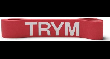 TRYM Weerstandsband - Resistance band - Latex - 22,5 kg - 55 kg - 45 mm - Rood