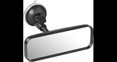 ProPlus Universele Achteruitkijkspiegel Binnenspiegel - 16.4 x 5.5 cm - Autospiegel - Interieurspiegel - Wijdehoekspiegel - Flexarm 4 cm - met Zuignap