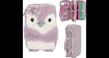 Depesche - Princess Mimi 2-vak gevulde etui - PENGUIN