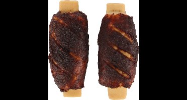 ZERO RAWHIDE VARKENSKOTELET MET KIP 2ST 80GR