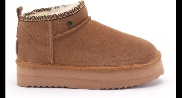 Warmbat Durack Vrouwen Laarzen - Cognac - Maat 37