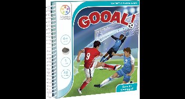 SmartGames - Gooal! 48 opdrachten - magnetisch reisspel - voetbal - denkspel