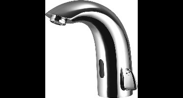 Wastafelkraan met Sensor - Wastafelmengkraan - Versin Sensin - Opbouw - Rond - Chroom