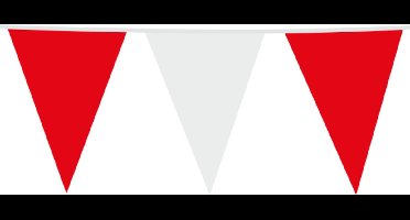 Wefiesta Vlaggenlijn 30 X 45 Cm Polyetheen Rood/wit