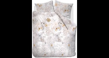 At Home by Beddinghouse Drawn dekbedovertrek - Tweepersoons - 200x200/220 cm - Zand