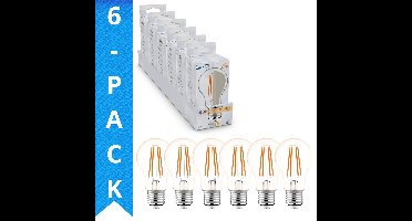 LED's Light Dimbare LED lampen E27 - Dimbaar warm wit licht - 806 lm - 6PACK - Lamp - Ledlampen