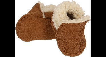Apollo Slofjes Suedine Cognac Newborn