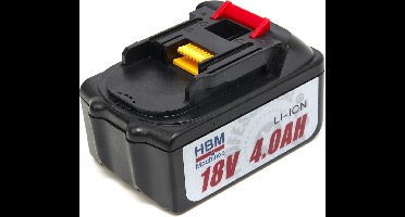 HBM accu voor de hydraulische krimptang 18 Volt 4,0 Ah