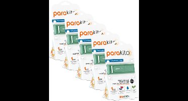 Parakito Volwassenen - Anti-Muggen Armband Kaki - Natuurlijk - Navulbaar - Tot 15 Dagen Bescherming per Navulling - Waterbestendig - 5 stuk