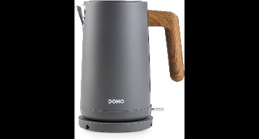 DOMO DO9268WK Waterkoker 'Wood You' - 1,7 L - mat grijs