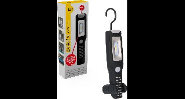LED's Work Looplamp op Accu 300 - Oplaadbaar & draadloos - 2 lichtpunten