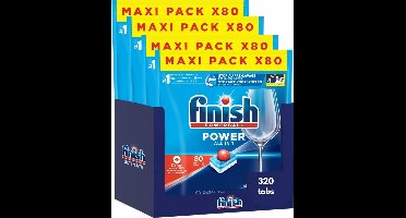 Finish Powerball Power All-In-1 vaatwassertabletten - 320 vaatwastabletten - Jaarverpakking